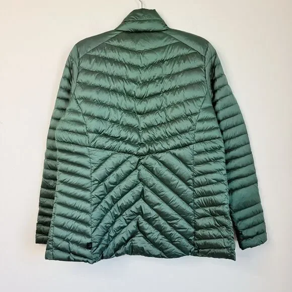All In Motion Womens Extra Large Lightweight Packable Down Puffer Jacket Green - Picture 9 of 16